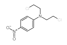 Benzenamine,N,N-bis(2-chloroethyl)-4-nitro-结构式