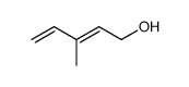 (Z/E)-3-methyl-2,4-pentadien-1-ol结构式