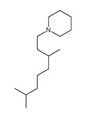 1-(3,7-dimethyloctyl)piperidine Structure