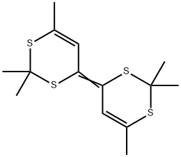 2,2,2',2',6,6'-Hexamethyl-Δ4,4'-bi[4H-1,3-dithiin]结构式
