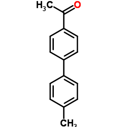 4-乙酰基-4'-甲基联苯结构式