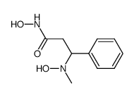 N-Hydroxy-3-(hydroxy-methyl-amino)-3-phenyl-propionamide Structure