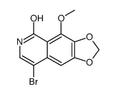8-bromo-4-methoxy-6H-[1,3]dioxolo[4,5-g]isoquinolin-5-one结构式