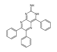 4,6,7-triphenylpteridin-2-amine Structure