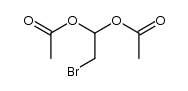 1,1-diacetoxy-2-bromo-ethane结构式