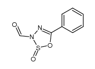 3-formyl-5-phenyl-3H-[1,2,3,4]oxathiadiazole 2-oxide Structure