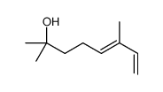 2,6-二甲基-5,7-辛二烯-2-醇结构式