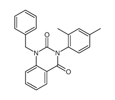 1-benzyl-3-(2,4-dimethylphenyl)quinazoline-2,4-dione结构式