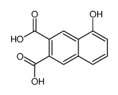 5-hydroxynaphthalene-2,3-dicarboxylic acid Structure
