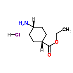 顺式-4-氨基环己烷羧酸乙酯盐酸盐结构式