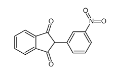 2-(3-nitrophenyl)indene-1,3-dione Structure