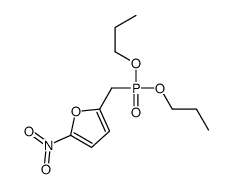 2-(dipropoxyphosphorylmethyl)-5-nitrofuran结构式