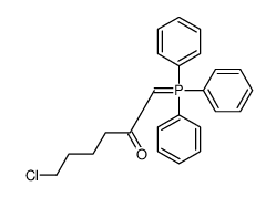 6-chloro-1-(triphenyl-λ5-phosphanylidene)hexan-2-one结构式