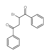 1,4-Butanedione, 2-bromo-1,4-diphenyl-结构式