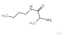 2-Amino-N-butylpropanamide hydrochloride Structure