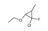 1-chloro-2-ethoxy-1-fluoro-3-methyl-cyclopropane结构式