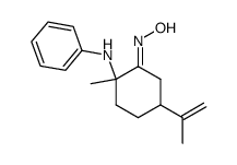 1-anilino-p-menth-8-en-2-one oxime结构式