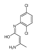 3-amino-N-(2,5-dichlorophenyl)but-2-enamide Structure