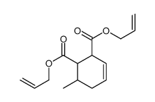 bis(prop-2-enyl) 6-methylcyclohex-3-ene-1,2-dicarboxylate结构式