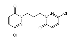 6-chloro-2-[3-(3-chloro-6-oxopyridazin-1-yl)propyl]pyridazin-3-one Structure