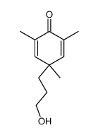 4-(3-hydroxypropyl)-2,4,6-trimethyl-2,5-cyclohexadien-1-one结构式