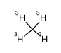 methane-3H结构式