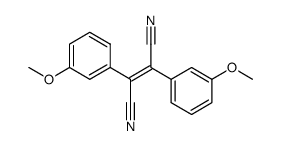 trans-1,2-Dicyano-1,2-bis(3-methoxyphenyl)ethylene结构式