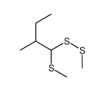 Methyl[2-methyl-1-(methylthio)butyl] persulfide结构式