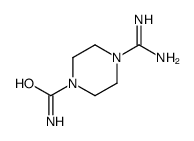 4-甲酰胺基哌嗪-1-甲脒结构式