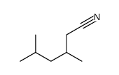 3,5-dimethylhexanenitrile结构式