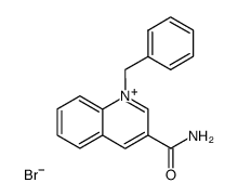 1-benzyl-3-carbamoylquinolin-1-ium bromide结构式