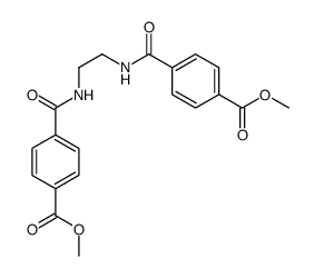 methyl 4-[2-[(4-methoxycarbonylbenzoyl)amino]ethylcarbamoyl]benzoate Structure