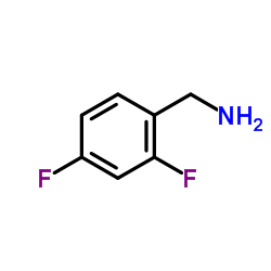2,4-二氟苄胺结构式