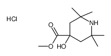 methyl 4-hydroxy-2,2,6,6-tetramethylpiperidin-1-ium-4-carboxylate,chloride结构式