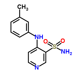 4-(3-Methylphenyl)Amino-3-Pyridinesulfonamide structure