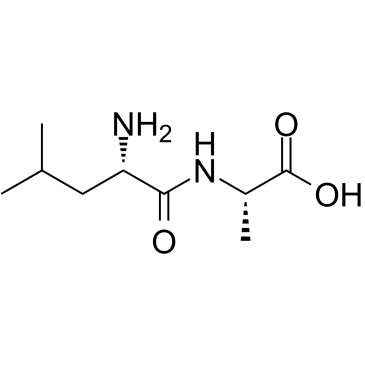 L-亮氨酰-L-丙胺酸水合物结构式