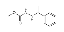 3-(α-Methylbenzyl)carbazic acid methyl ester Structure
