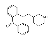 3-(Thioxanthen-9-ylmethyl) piperidine, S-oxide结构式