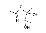 2,4,5-三甲基-4,5-二氢-1H-咪唑-4,5-二醇结构式