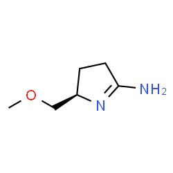 2H-Pyrrol-5-amine,3,4-dihydro-2-(methoxymethyl)-,(R)-(9CI) Structure