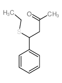 4-ethylsulfanyl-4-phenyl-butan-2-one结构式