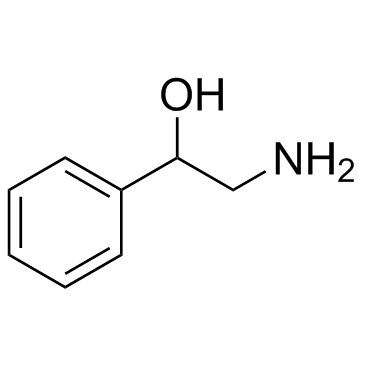 2-氨基-1-苯基乙醇结构式