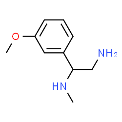 1,2-Ethanediamine,1-(3-methoxyphenyl)-N1-methyl-(9CI) Structure