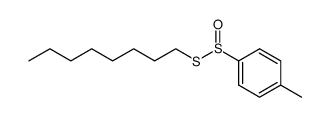 S-octyl 4-methylbenzenesulfinothioate结构式