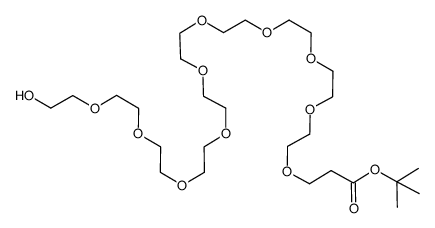 HO-PEG10-CH2CH2COO<sup>t</sup>Bu structure