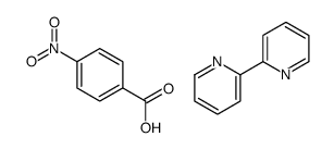 4-nitrobenzoic acid,2-pyridin-2-ylpyridine Structure