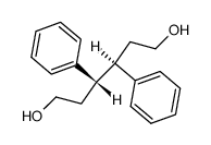 meso-3,4-diphenylhexane-1,6-diol Structure
