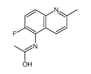 N-(6-fluoro-2-methylquinolin-5-yl)acetamide结构式