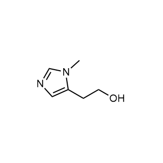 2-(1-甲基-1H-咪唑-5-基)乙-1-醇结构式