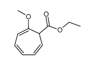 ethyl 2-methoxy-2,4,6-cycloheptatriene-1-carboxylate Structure
